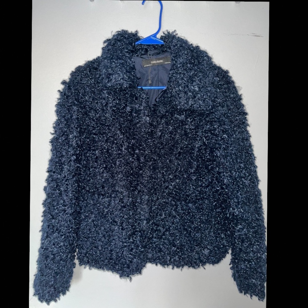 Zara cozy fur jacket